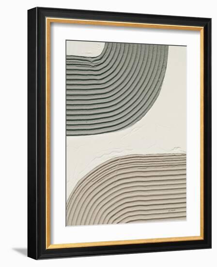 Embrace II Flipped Green Crop-Mike Schick-Framed Art Print