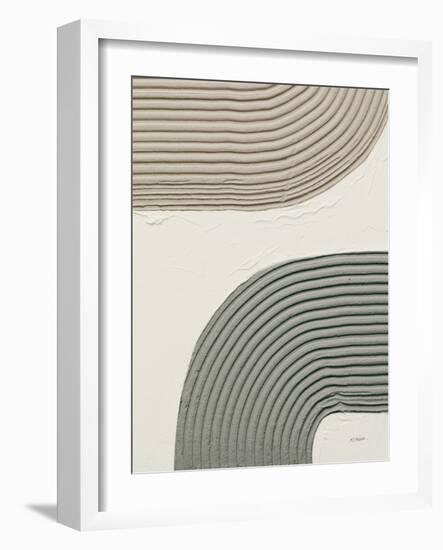 Embrace II Green Crop-Mike Schick-Framed Art Print
