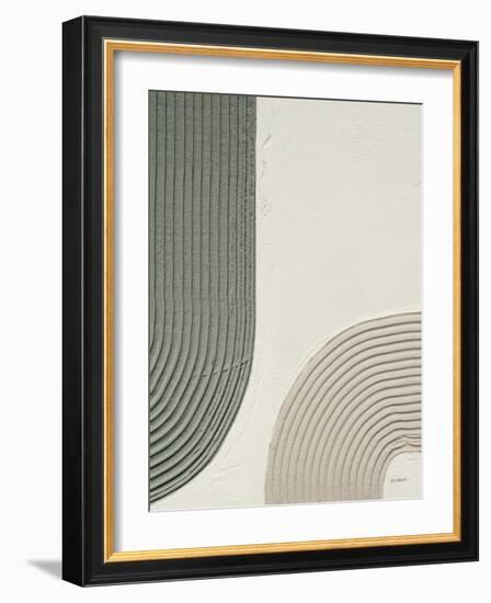 Embrace III Green Crop-Mike Schick-Framed Art Print