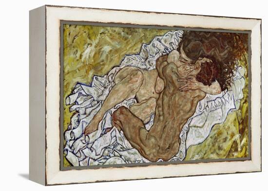 Embrace (Lovers II), 1917-Egon Schiele-Framed Premier Image Canvas