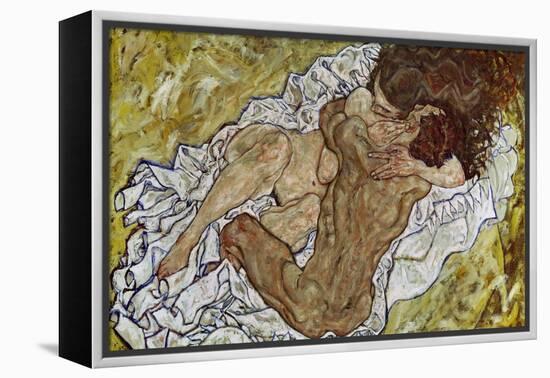 Embrace (Lovers II), 1917-Egon Schiele-Framed Premier Image Canvas