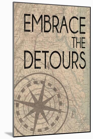 Embrace The Detours-Lauren Gibbons-Mounted Art Print