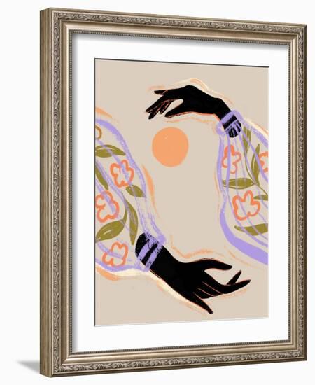 Embrace the Sun-Arty Guava-Framed Giclee Print