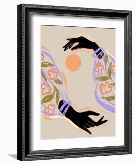 Embrace the Sun-Arty Guava-Framed Giclee Print