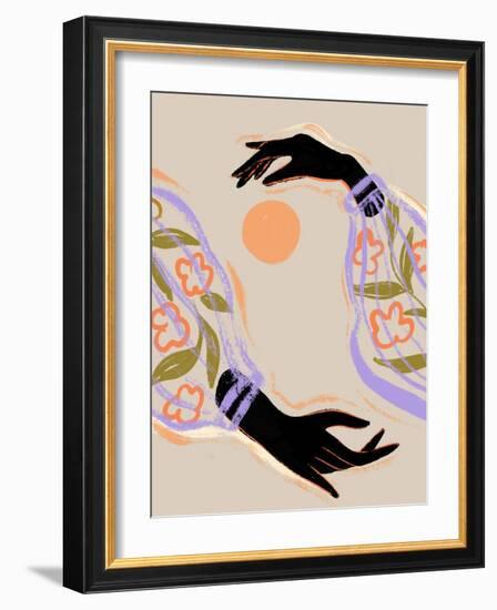 Embrace the Sun-Arty Guava-Framed Giclee Print