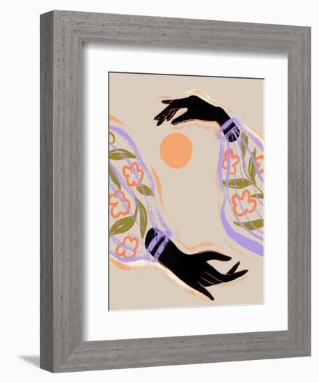 Embrace the Sun-Arty Guava-Framed Premium Giclee Print