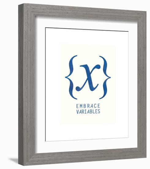 Embrace Variables-Urban Cricket-Framed Giclee Print