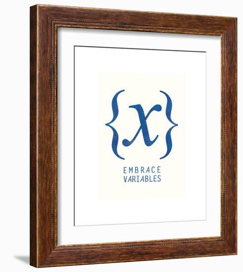 Embrace Variables-Urban Cricket-Framed Giclee Print