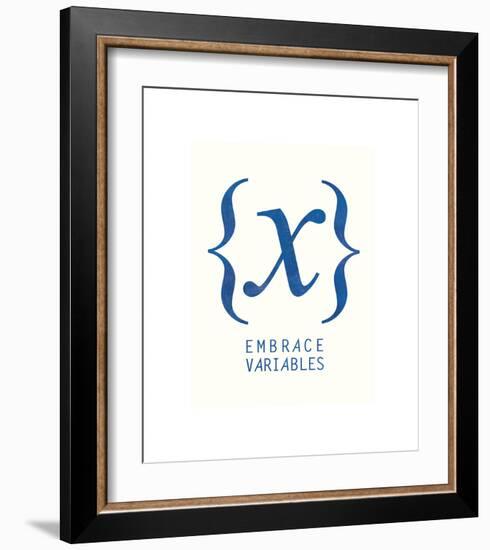 Embrace Variables-Urban Cricket-Framed Giclee Print