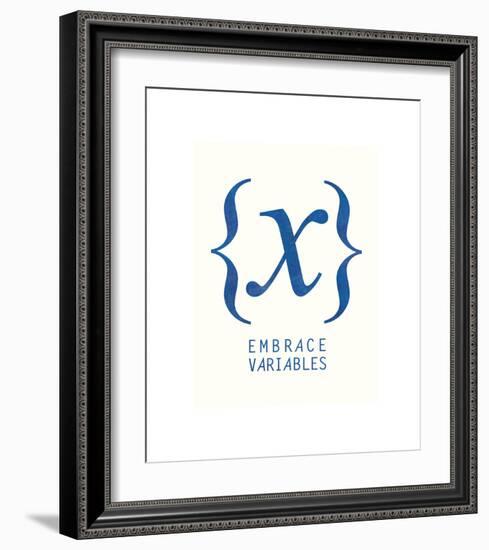 Embrace Variables-Urban Cricket-Framed Giclee Print