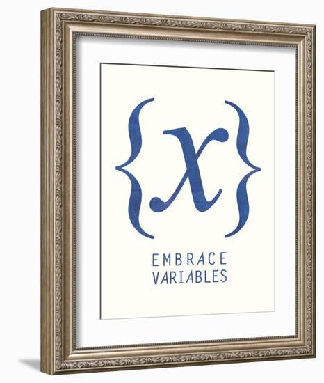 Embrace Variables-Urban Cricket-Framed Art Print