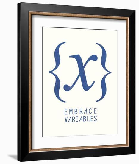 Embrace Variables-Urban Cricket-Framed Art Print