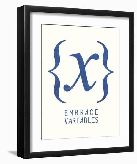 Embrace Variables-Urban Cricket-Framed Art Print