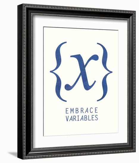 Embrace Variables-Urban Cricket-Framed Art Print