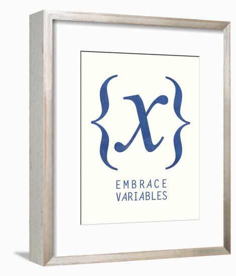 Embrace Variables-Urban Cricket-Framed Art Print