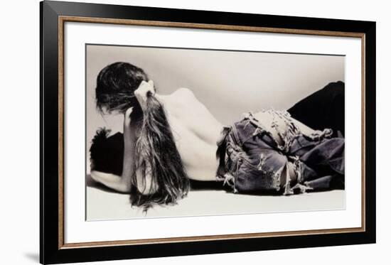 Embrace-null-Framed Art Print