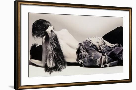 Embrace-null-Framed Art Print