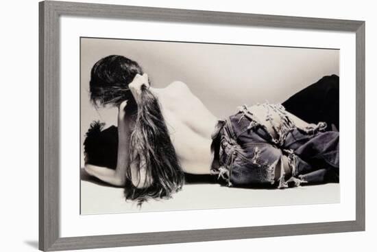 Embrace-null-Framed Art Print