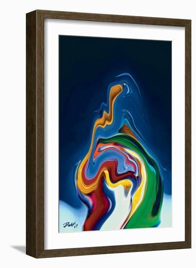 Embrace-Rabi Khan-Framed Art Print