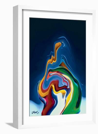 Embrace-Rabi Khan-Framed Art Print