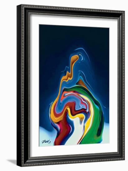 Embrace-Rabi Khan-Framed Art Print