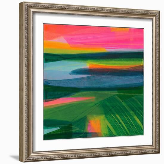 Embraced by Sussex, 2021 (acrylic on canvas)-Faye Bridgwater-Framed Giclee Print