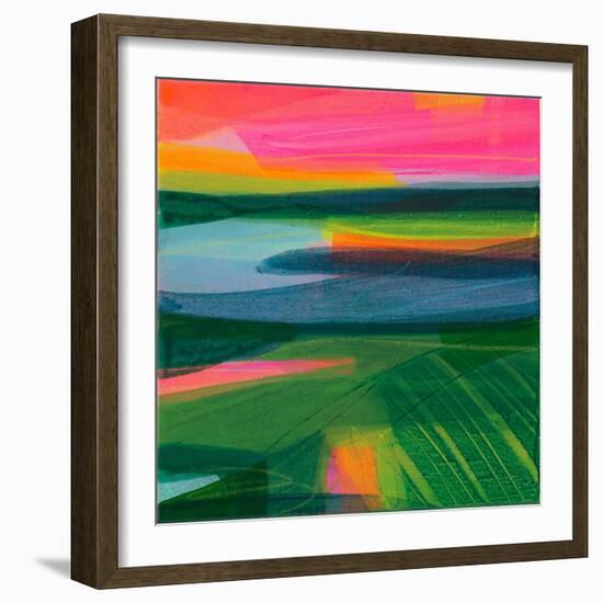 Embraced by Sussex, 2021 (acrylic on canvas)-Faye Bridgwater-Framed Giclee Print