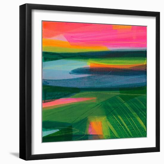 Embraced by Sussex, 2021 (acrylic on canvas)-Faye Bridgwater-Framed Giclee Print