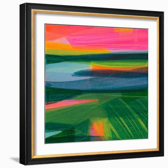 Embraced by Sussex, 2021 (acrylic on canvas)-Faye Bridgwater-Framed Giclee Print