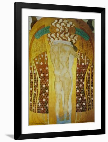 Embracement-Gustav Klimt-Framed Art Print