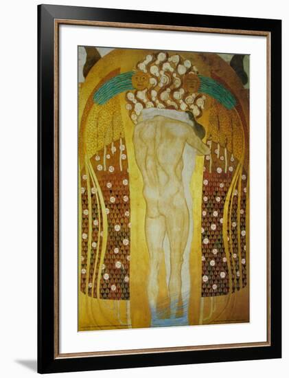 Embracement-Gustav Klimt-Framed Art Print