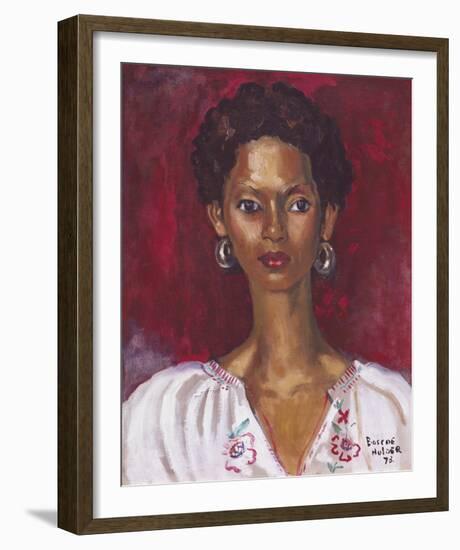 Embroidered Blouse-Boscoe Holder-Framed Giclee Print