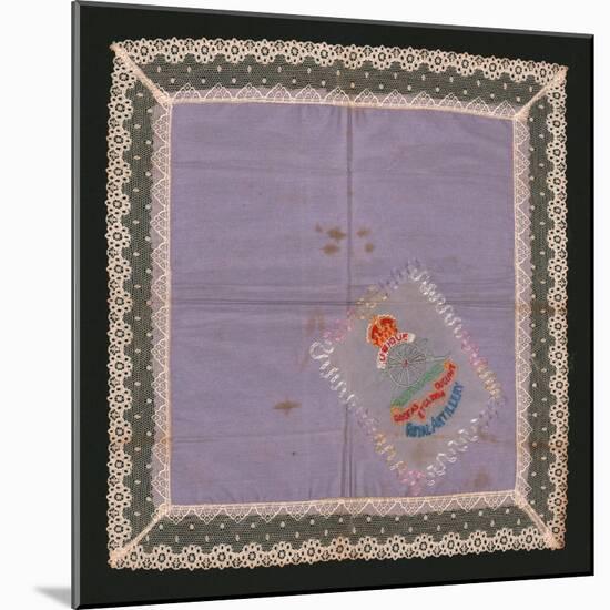 Embroidered Lace Handkerchief-Unknown-Mounted Giclee Print