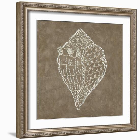 Embroidered Shells I-Chariklia Zarris-Framed Art Print