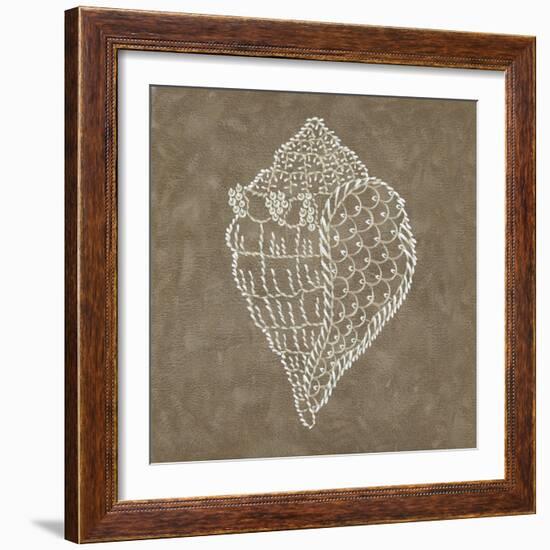 Embroidered Shells I-Chariklia Zarris-Framed Art Print