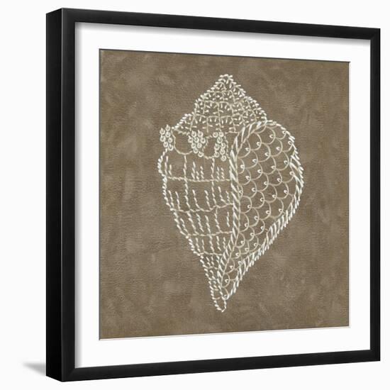 Embroidered Shells I-Chariklia Zarris-Framed Art Print