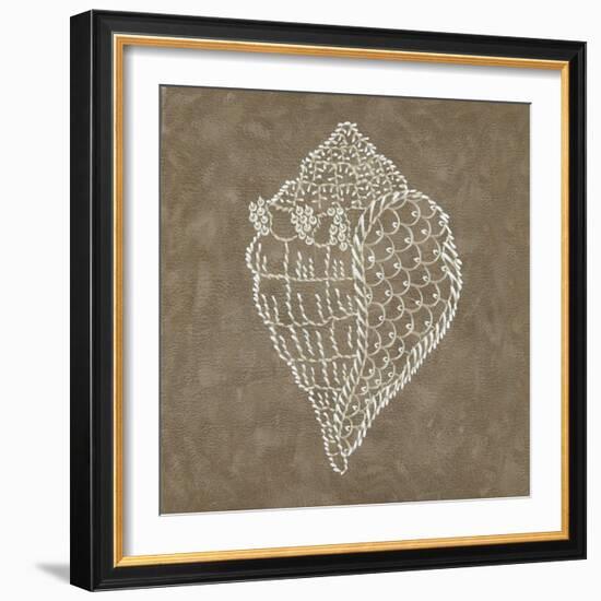 Embroidered Shells I-Chariklia Zarris-Framed Art Print