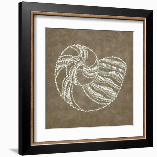 Embroidered Shells II-Chariklia Zarris-Framed Art Print