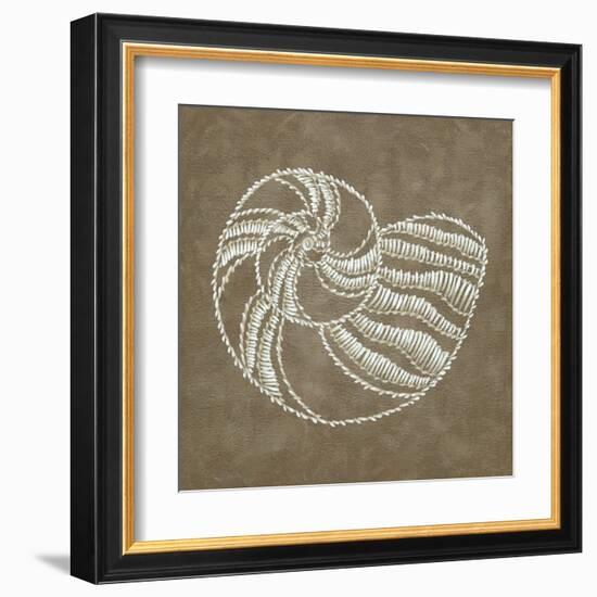 Embroidered Shells II-Chariklia Zarris-Framed Art Print