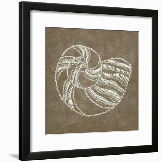 Embroidered Shells II-Chariklia Zarris-Framed Premium Giclee Print