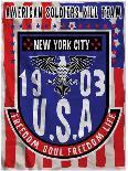American Flag Eagle Man T Shirt Graphic Design-emeget-Art Print