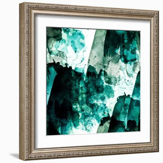 Emerald and Moss Green-Iris Lehnhardt-Framed Art Print