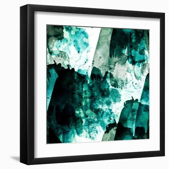 Emerald and Moss Green-Iris Lehnhardt-Framed Art Print