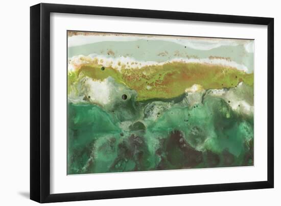 Emerald Atoll I-Alicia Ludwig-Framed Art Print