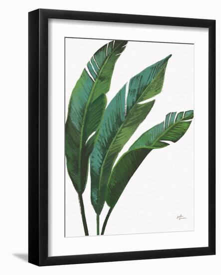 Emerald Banana Leaves I-Janelle Penner-Framed Art Print