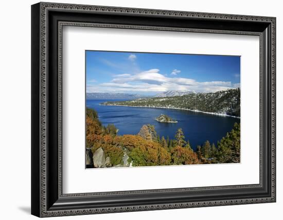 Emerald Bay Lake Tahoe CA-null-Framed Art Print