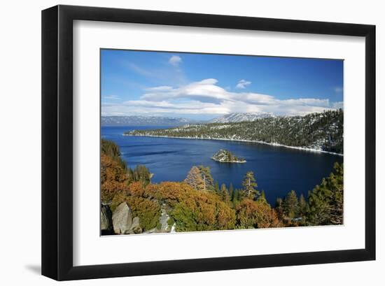 Emerald Bay Lake Tahoe CA-null-Framed Art Print