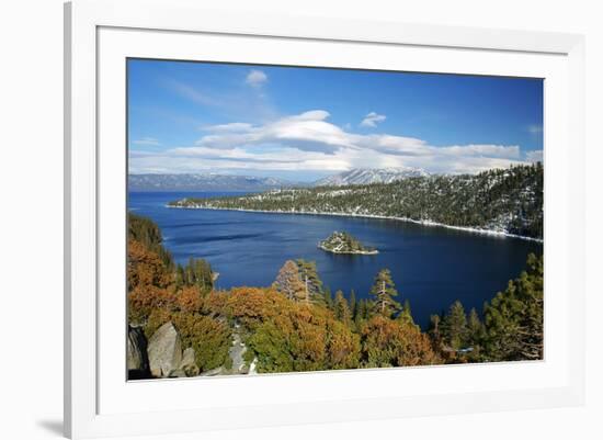 Emerald Bay Lake Tahoe CA-null-Framed Art Print