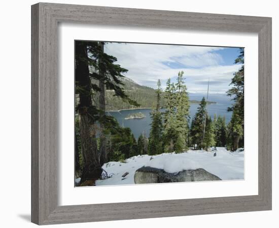 Emerald Bay, Lake Tahoe, California, USA-Ethel Davies-Framed Photographic Print