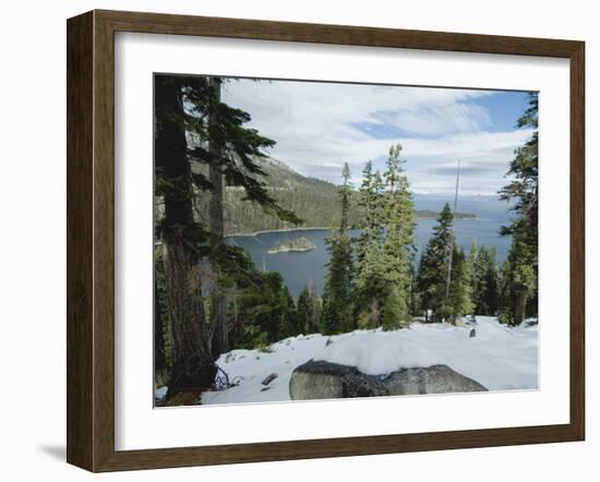 Emerald Bay, Lake Tahoe, California, USA-Ethel Davies-Framed Photographic Print